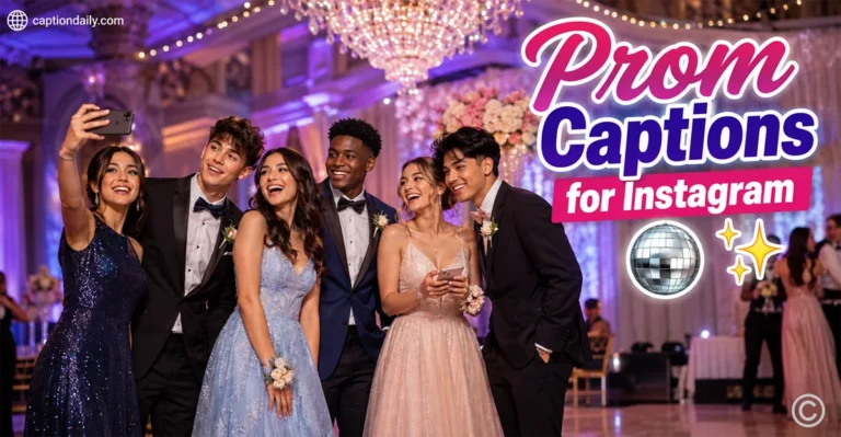 Prom Captions for Instagram