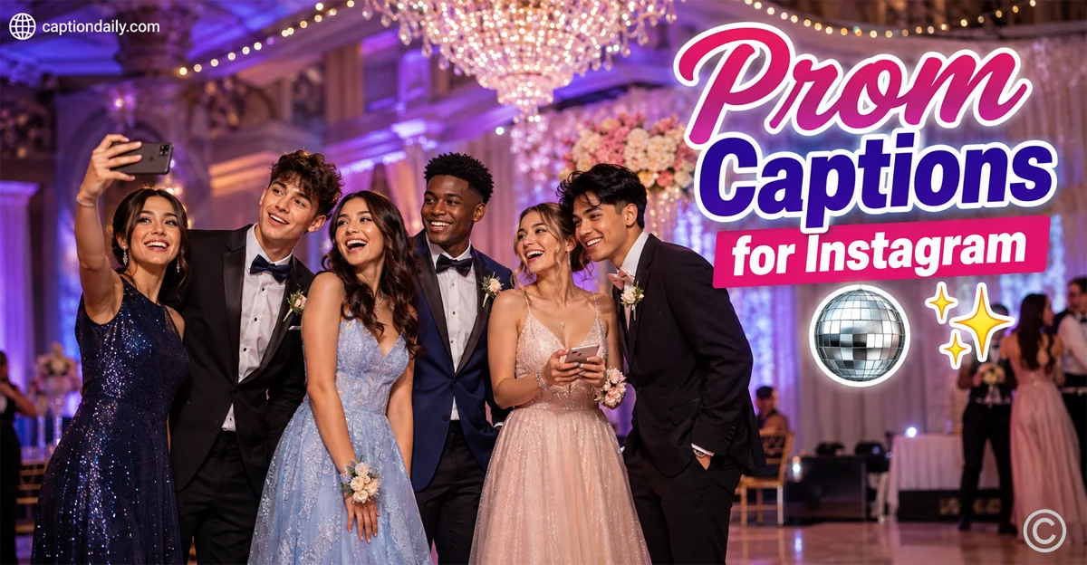 Prom Captions for Instagram