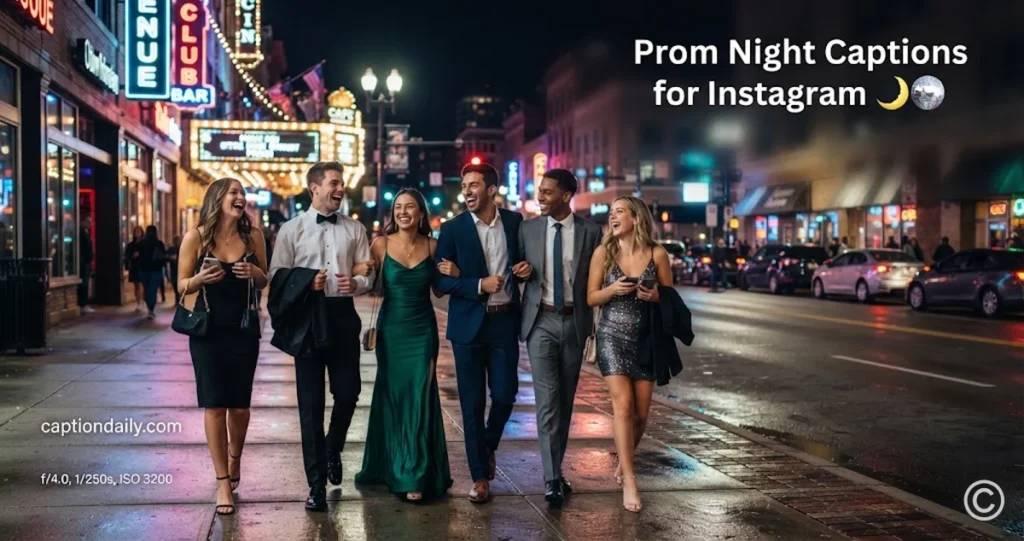 Prom Night Captions for Instagram 