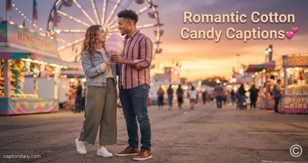 Romantic Cotton Candy Captions 