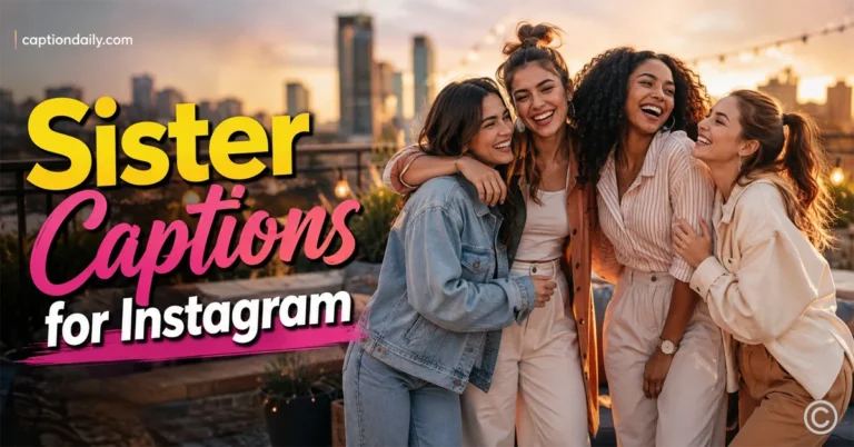 Sister Captions for Instagram