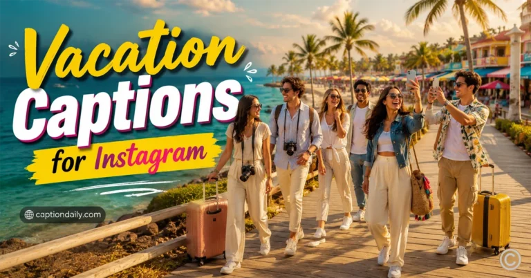 Vacation Captions for Instagram