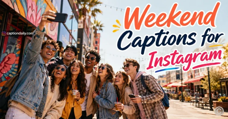 Weekend Captions for Instagram