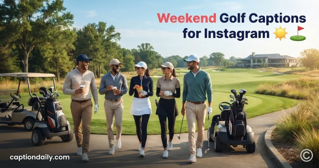 Weekend Golf Captions for Instagram 