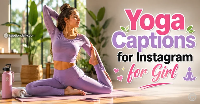 Yoga Captions for Instagram for Girl