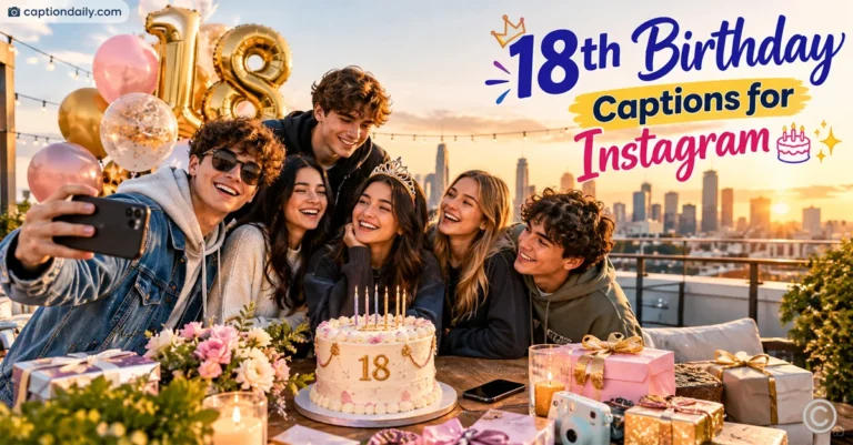 18th Birthday Captions for Instagram
