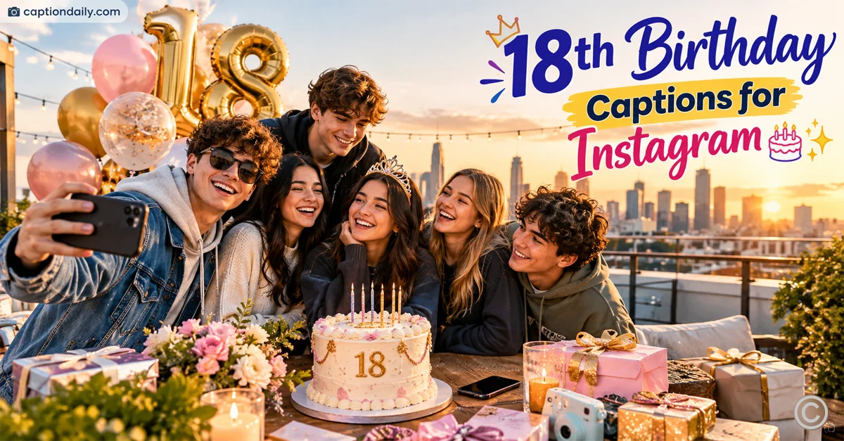 18th Birthday Captions for Instagram