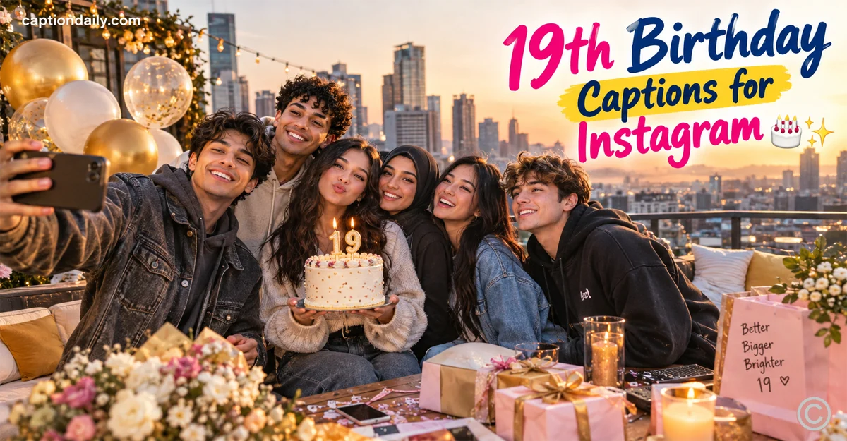 19th Birthday Captions for Instagram