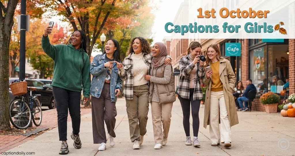 1st October Captions for Girls