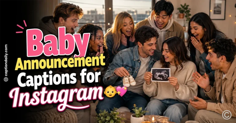 Baby Announcement Captions for Instagram