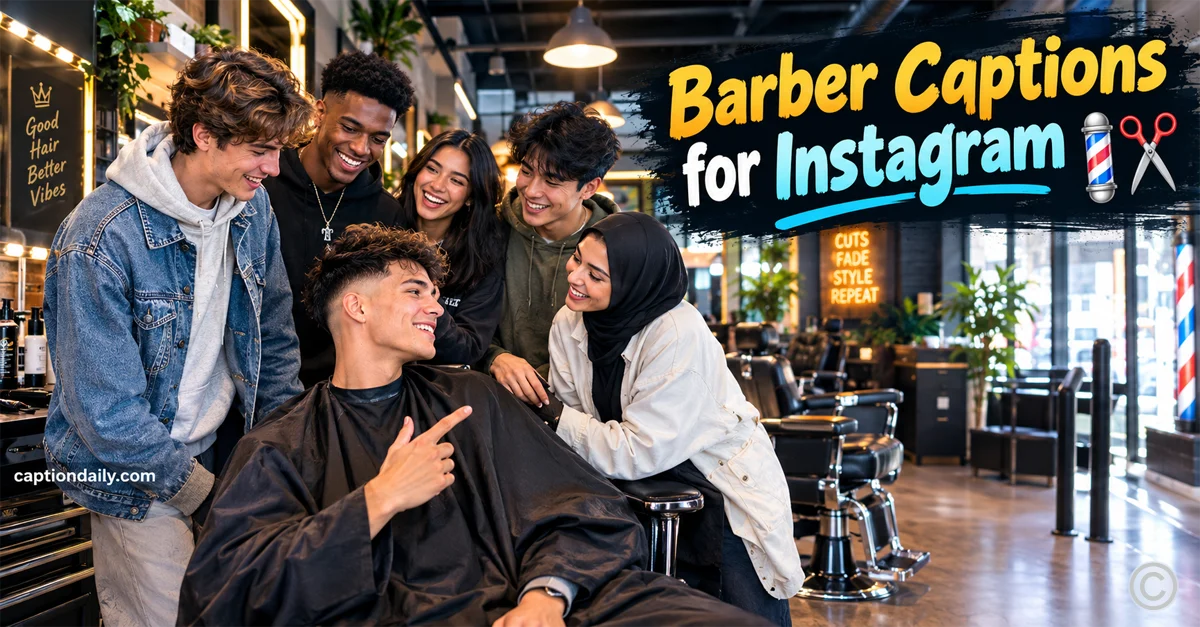 Barber Captions for Instagram