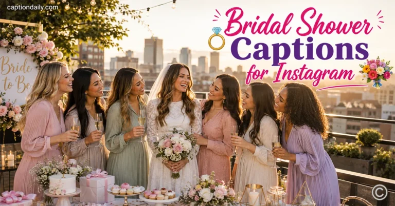 Bridal Shower Captions for Instagram