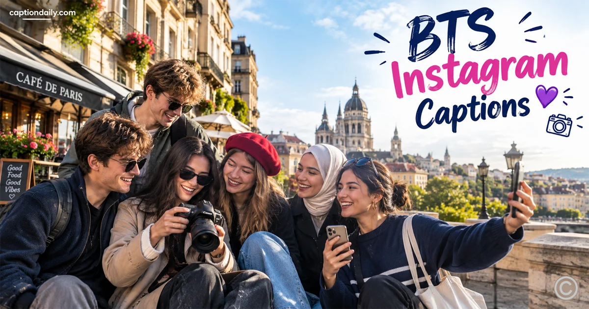 BTS Instagram Captions
