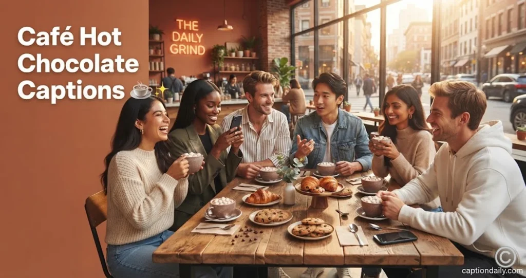 Café Hot Chocolate Captions 