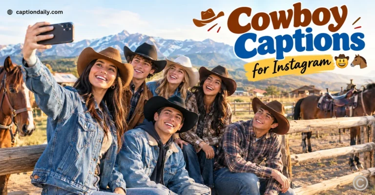 Cowboy Captions for Instagram