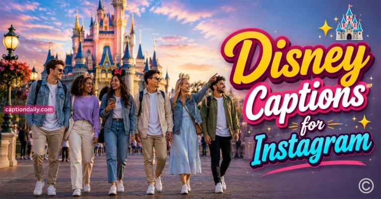 Disney Captions for Instagram