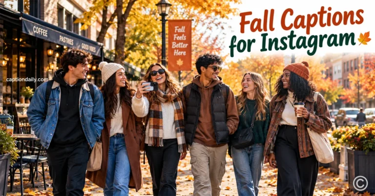 Fall Captions for Instagram