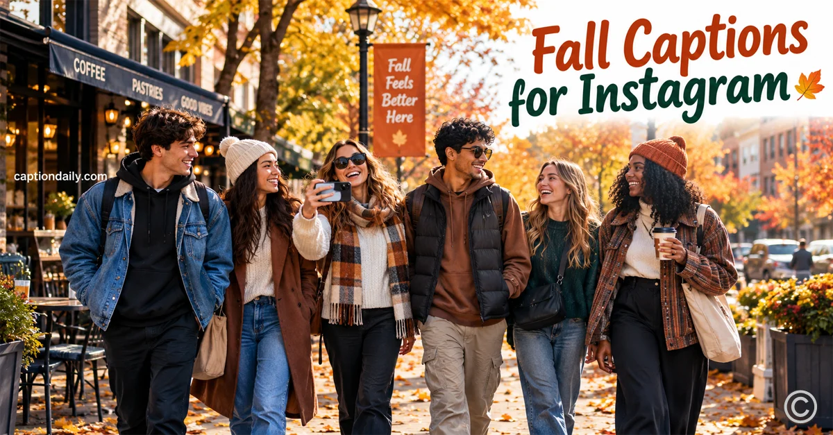Fall Captions for Instagram