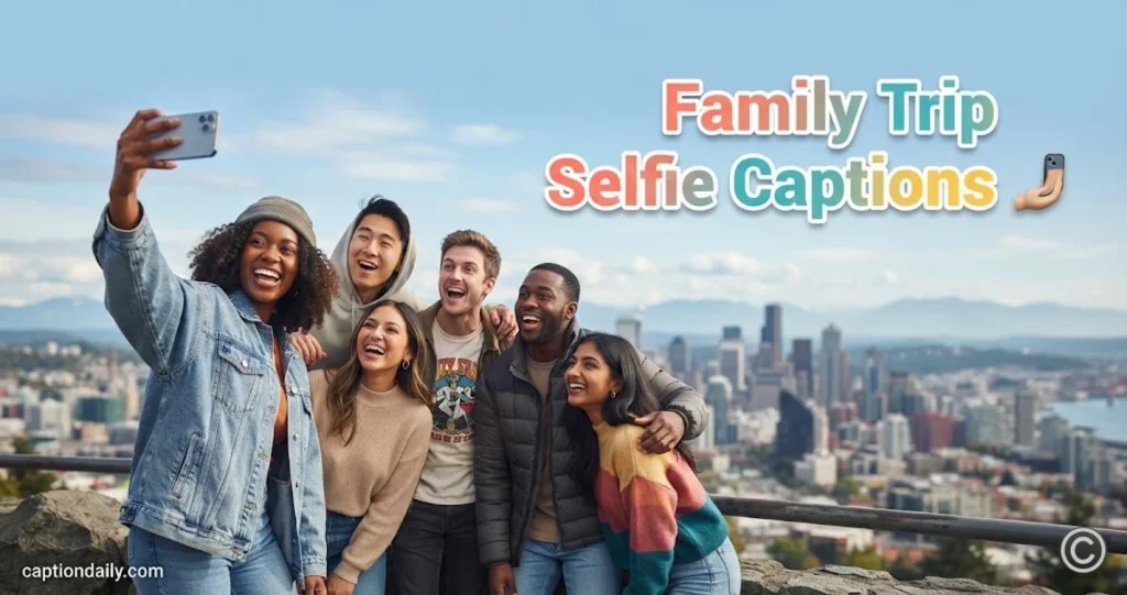 Family Trip Selfie Captions