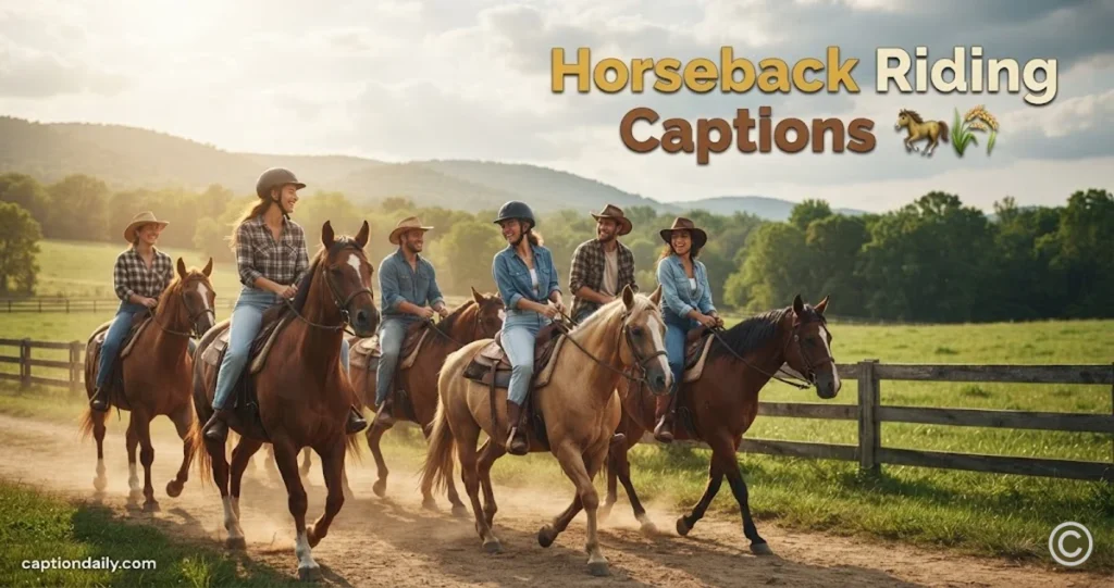 Horseback Riding Captions