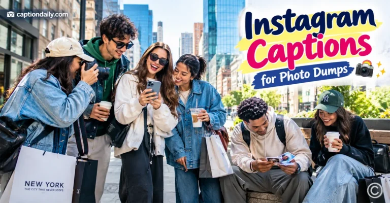 Instagram Captions for Photo Dumps