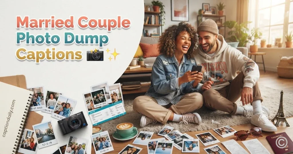 Married Couple Photo Dump Captions