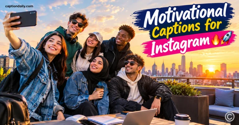 Motivational Captions for Instagram