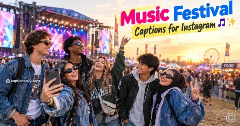 Music Festival Captions for Instagram