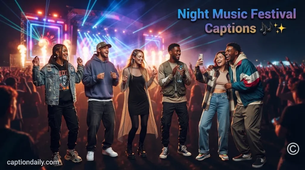 Night Music Festival Captions