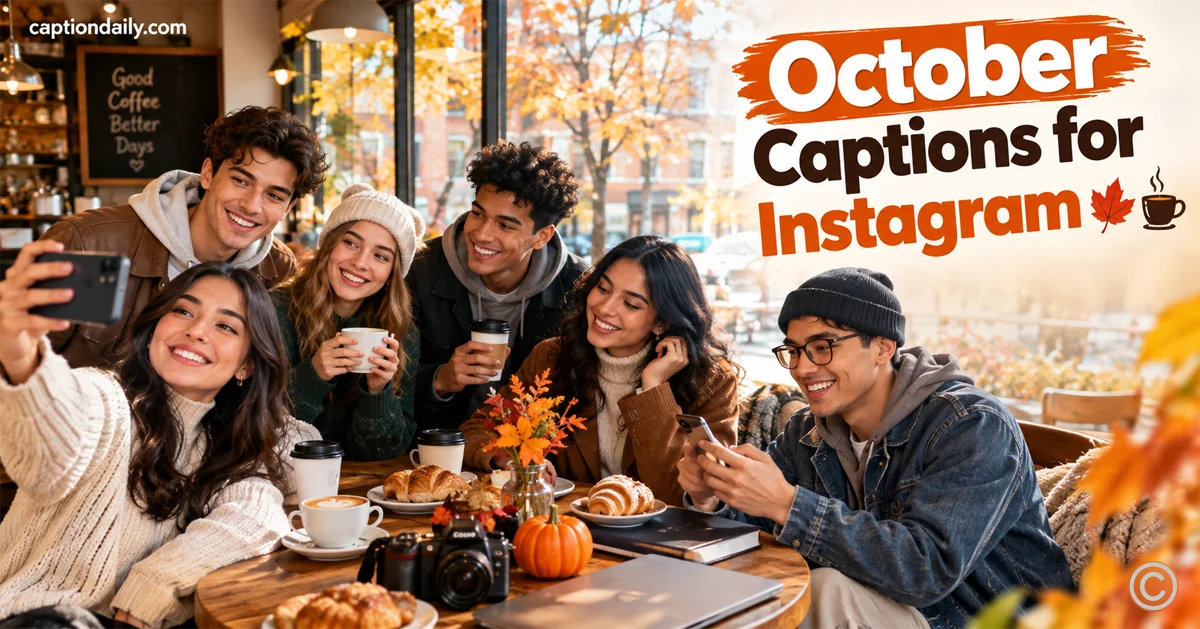 October Captions for Instagram