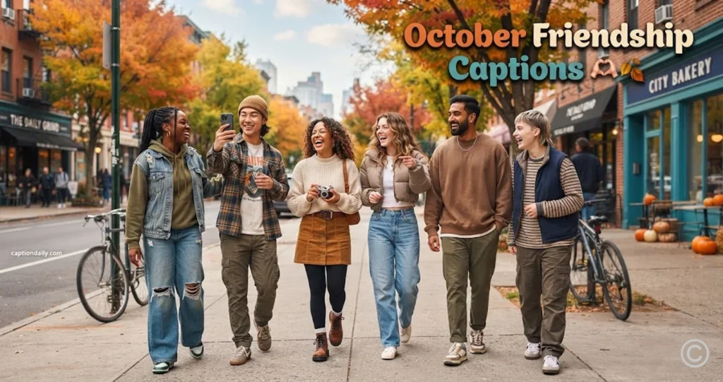 October Friendship Captions 