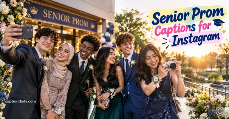 Senior Prom Captions for Instagram