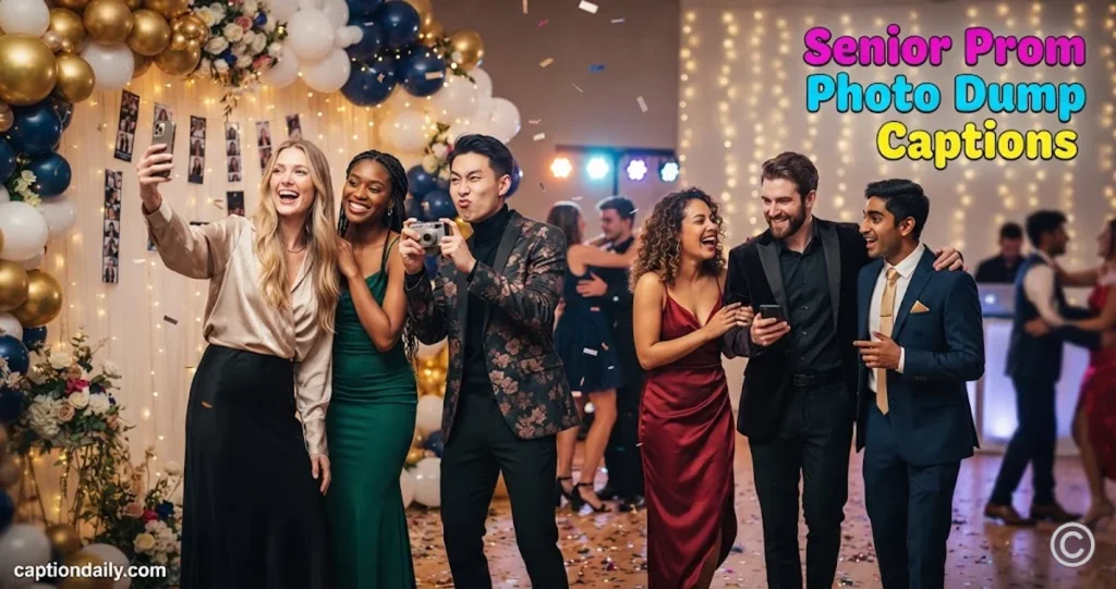 Senior Prom Photo Dump Captions