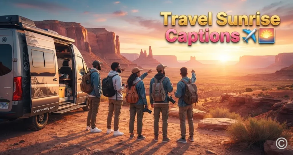 Travel Sunrise Captions