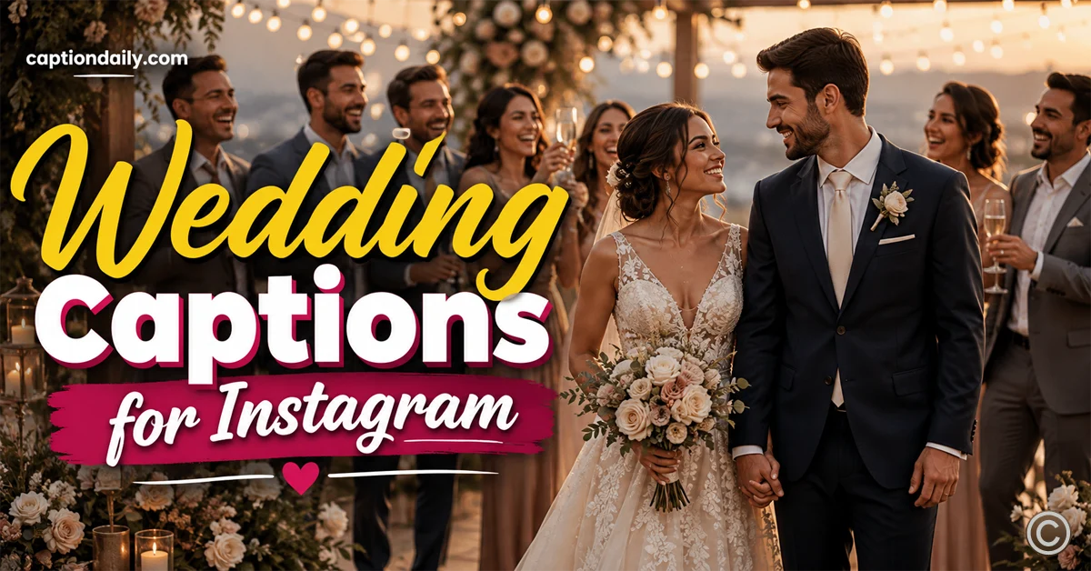 Wedding Captions for Instagram