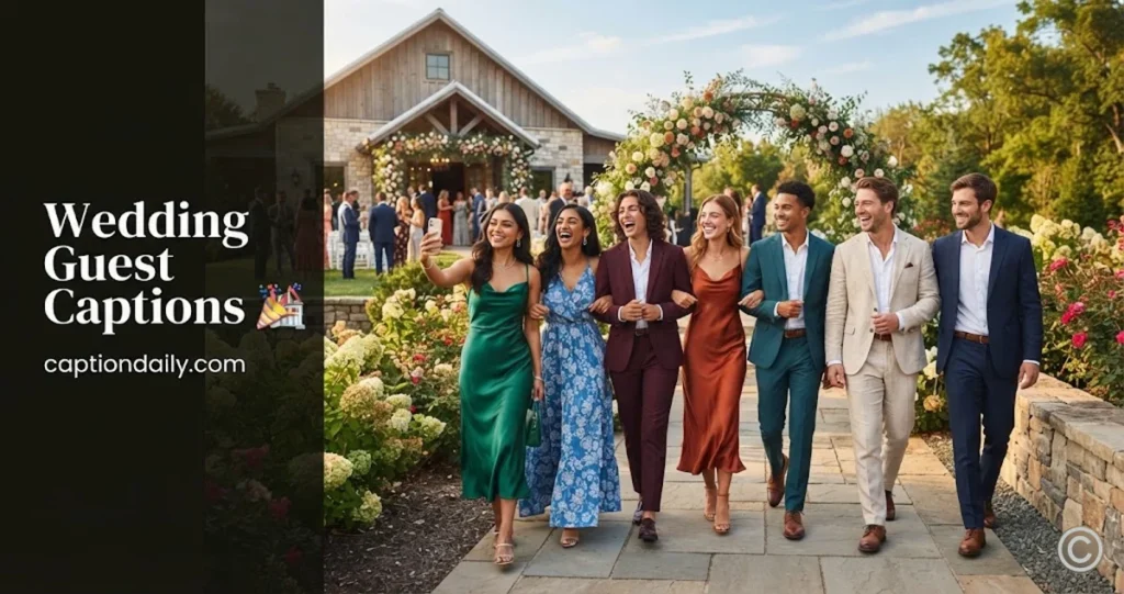 Wedding Guest Captions