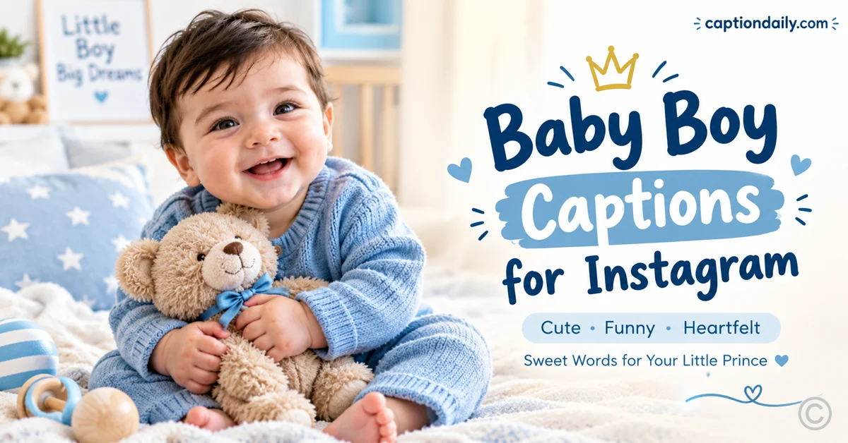 Baby Boy Captions for Instagram