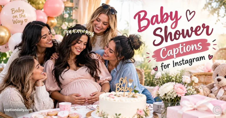 Baby Shower Captions for Instagram