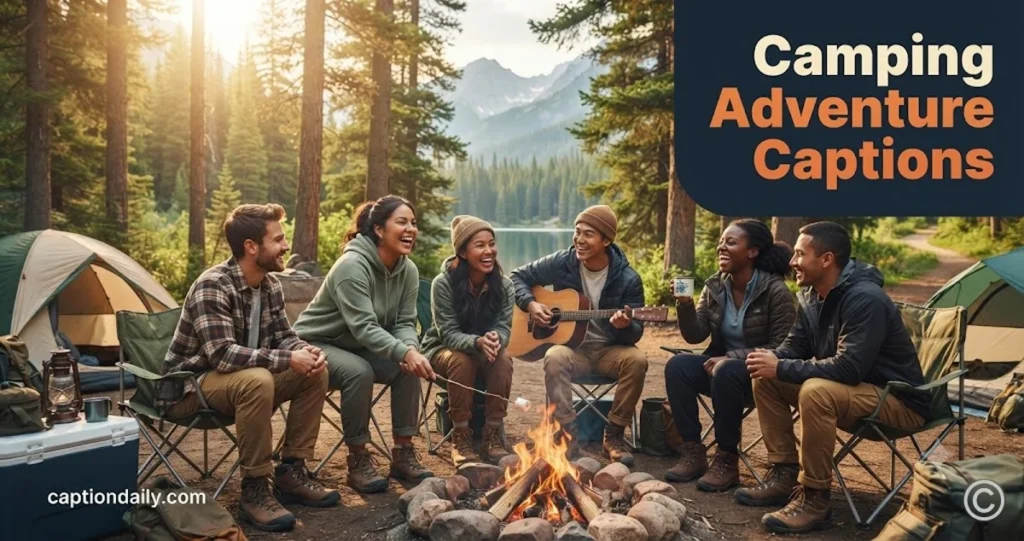 Camping Adventure Captions