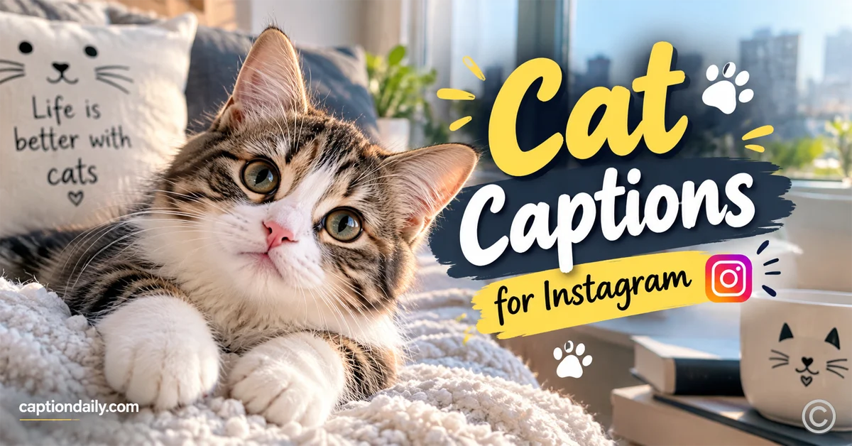Cat Captions for Instagram
