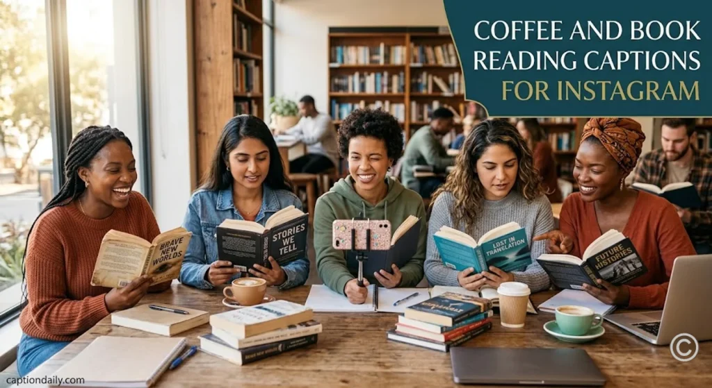 Coffee and Book Reading Captions for Instagram