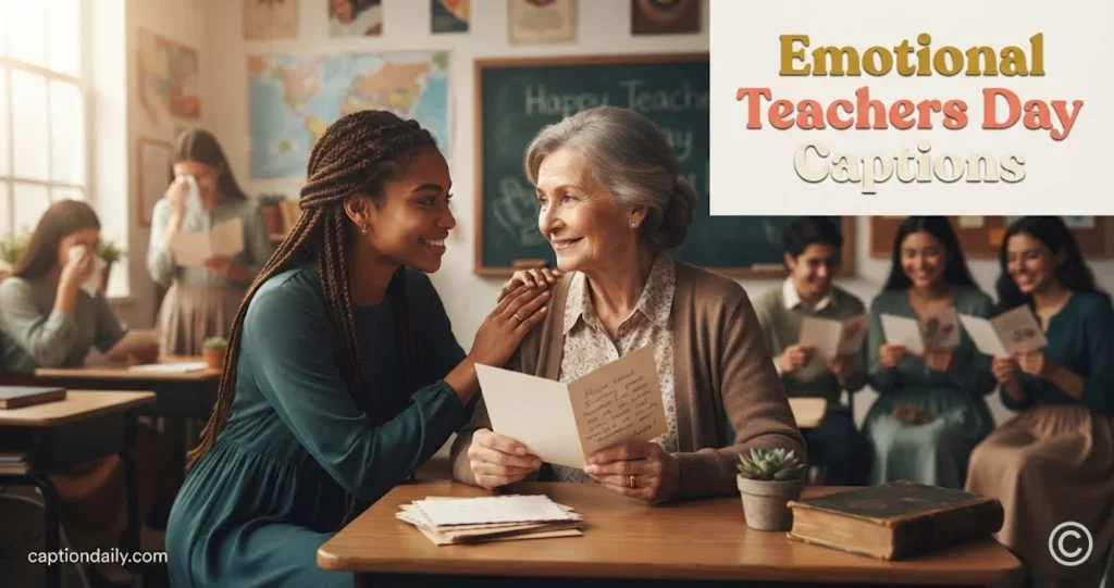 Emotional Teachers Day Captions 