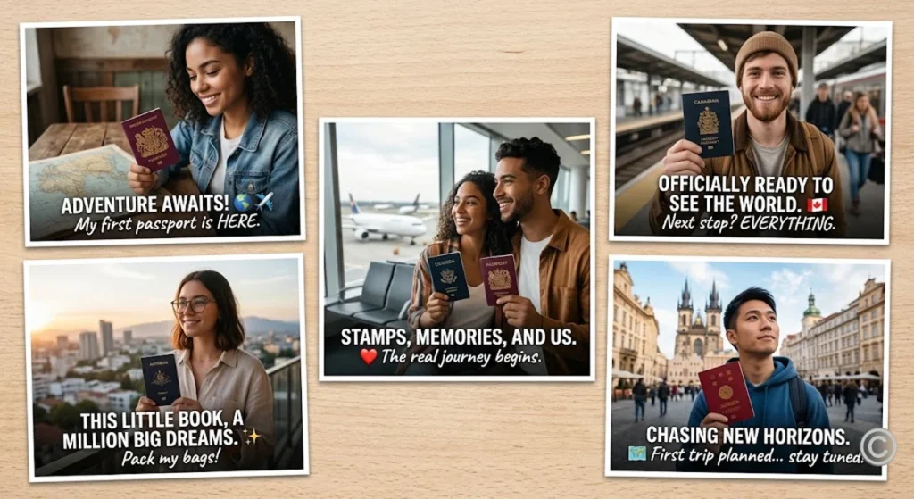 First Passport Captions
