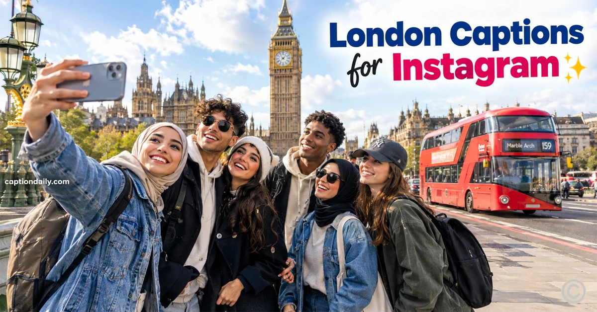 London captions for Instagram