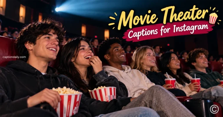 Movie Theater Captions for Instagram