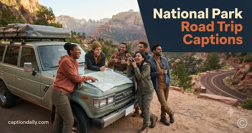 National Park Road Trip Captions