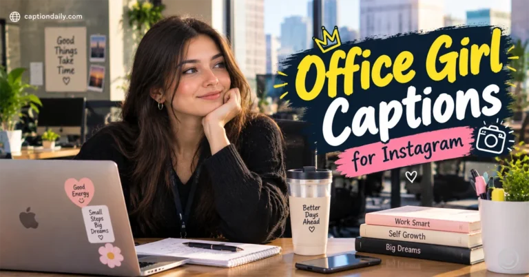 Office Girl Captions for Instagram
