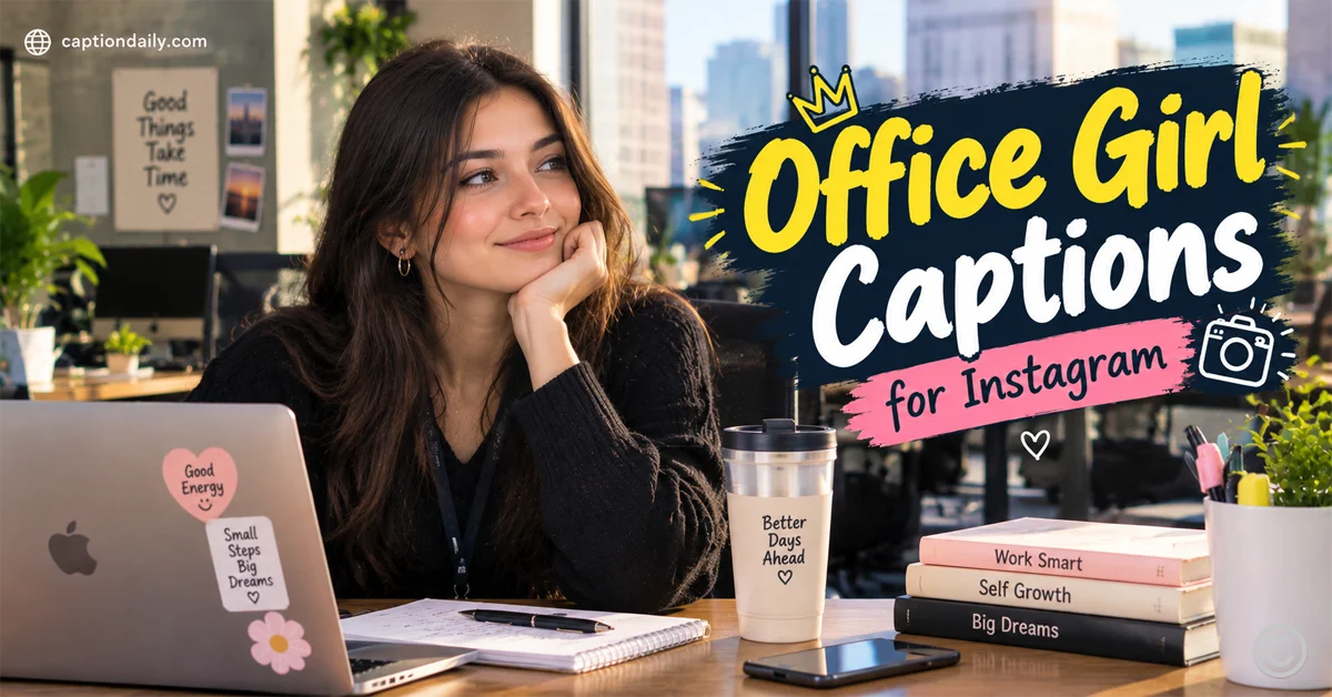 Office Girl Captions for Instagram