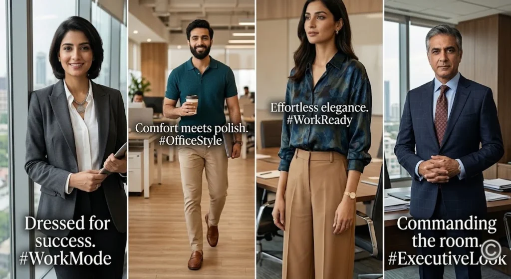 Office Outfit Captions for Instagram
