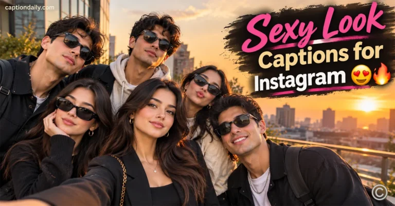 Sexy Look Captions for Instagram